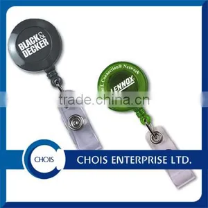 Promotion Custom Carabiner Hook Plastic Badge Reel, Retractablce Badge Holder thumbnail-2