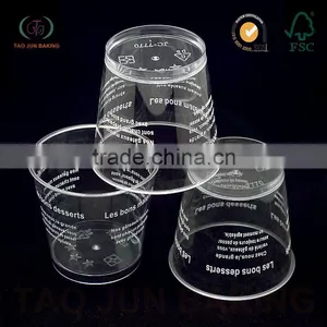 PS Mousse Cups Plastic Clear Jelly Fruit Cup thumbnail-1