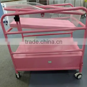 HR-769 Carbon Steel Plastic Bassin Baby Crib With Drawer thumbnail-2