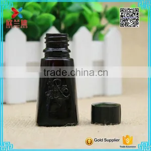 2016 High Quality 15ml Trapezoid Design Dark Amber Samll Glass Bottle Supplier's Choice thumbnail-5