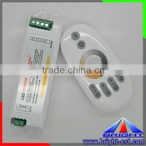 Color Temperature 2.4G Touch LED Controller,2.4G LED Touch Controller, 2 Channel Output 2.4G RF LED Controller thumbnail-1