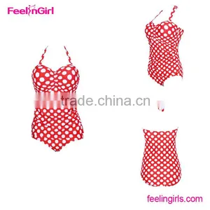 Red Dot Plus Size Bikini Wholesale Swimwear thumbnail-1