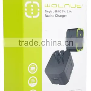 2015 Walnut 2.1A Single USB MFI Charger With CE/FCC Approved thumbnail-5