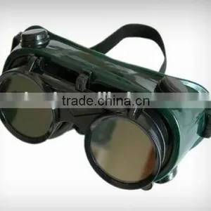 2016 Green Welding Goggles Flip-up Lens Economic PC Lens Eye Protection Welding Goggle for Sales thumbnail-3