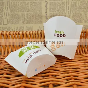 Food Grade White Paper Card French Fries Box,fried Food Packaging Box thumbnail-4