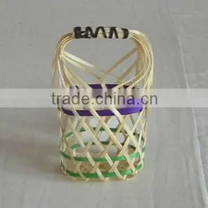 Table Top Basket Made From Bamboo thumbnail-1