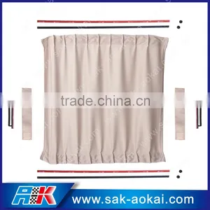 Customized 100% Polyester Fabric Car Curtain thumbnail-1