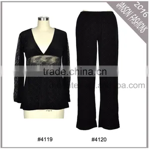 Chinese Solid Color Pajamas thumbnail-1