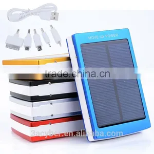 New Solar Powered 30000 MAh Dual USB Mobile Power Bank Battery Charger For Phone Travel Use thumbnail-1