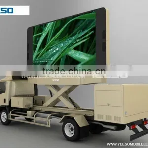 Outdoor Mobile LED Display Advertising Billboard Trailer YES-T12 thumbnail-1