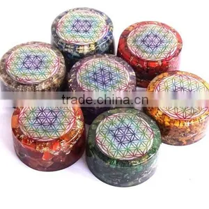 Wholesale Orgone Tower Buster Chakra Set : Flower Of Life thumbnail-4