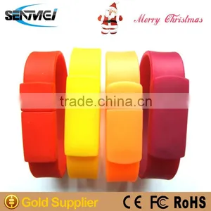 OEM Cheap Wristband 64gb Usb Flash Drive for Christmas thumbnail-1
