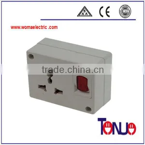 1way Extension Socket With Control Button thumbnail-1