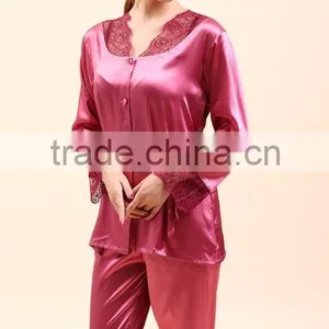 2016 Luxury 100% Silk Pajama Nightwear thumbnail-2