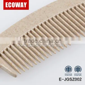 Biodegradable Straw Cheap Custom Hair Combs Hair Straightening Comb thumbnail-2