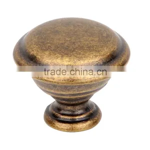 Round Shape Zinc Alloy Kitchen Cupboard Handle and Knob thumbnail-2
