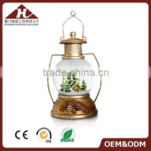100mm Christmas Village Lantern Snowglobe for Sale thumbnail-1