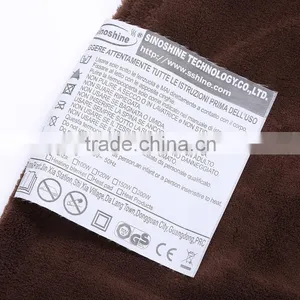 Soft Microfleece Electric Heated Overblanket Chocolate thumbnail-4
