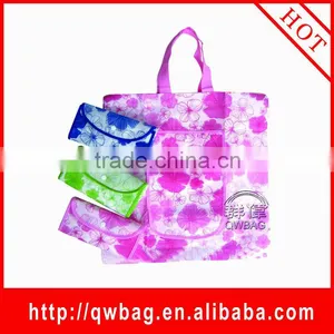 Recycle White Non Woven Hande Bag, Heat Transfer Printing Non-woven Bag thumbnail-3