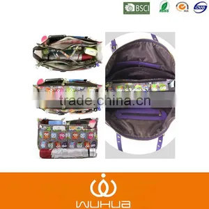 Oxford Fabric Folding Travel Cosmetic Bag Fashion Large Hanging Bag thumbnail-5