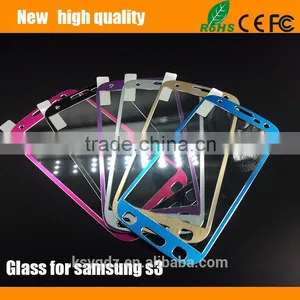 2.5D Color Titanium Alloy Tempered Glass Screen Protector for Samsung S3 thumbnail-2