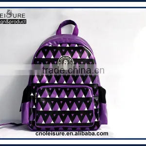 2015 China Supplier Own Brand PU Leather Daily Waterproof Backpack for Teens thumbnail-6