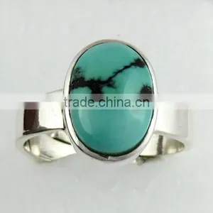 Royston !! Turquoise 925 Sterling Silver Ring, Gemstone Silver Jewellery, Silver Jewellery thumbnail-6