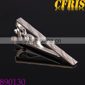 Wholesale Blank Stripe Tie Clips thumbnail-1