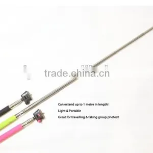Bluetooth Extendable Selfie Stick Monopod Nice Gift for 2015 Christmas Selfie Stick Monopod thumbnail-2