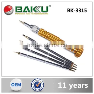 2016 BAKU 5 in 1 Multifunctional Trox Phillips Slotted Pentago Triangle Y Type Precision Screwdriver BK-3315 thumbnail-2