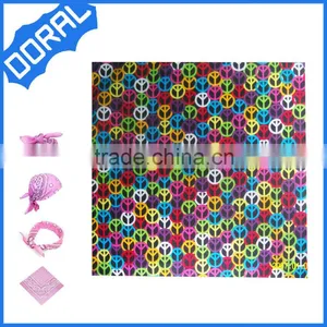 Customized Design Your Own Logo Square Cotton Bandana thumbnail-1
