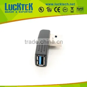 USB 3.0 Right Vertical Angled Adapter M/F thumbnail-1