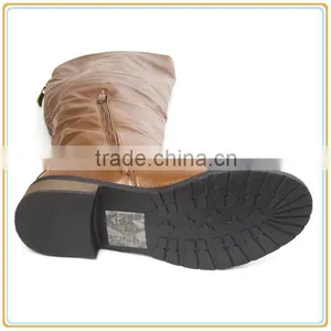 Sexy Ladies Round Toe Boots Women Over the Knee Riding Flat Boots thumbnail-4
