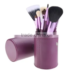 Pro 12Pcs Makeup Brushes Set With Holder Cup Case Beauty Eyeshadow Powder Blusher Cosmetic Brush Tools Kit thumbnail-2