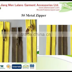Good Qualtiy Shiny Brass Zippers for Pants thumbnail-4
