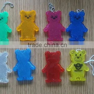 Plastic Reflecting Bear With Kay Chain thumbnail-1