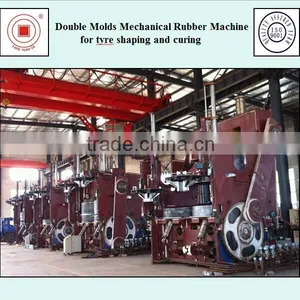 Double Molds Mechanical Rubber Machine for Tyre Shaping and Curing thumbnail-3