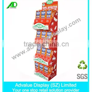 Shenzhen Factory Direct 4 Tier Corrugated Cardboard Sidekick Display thumbnail-1