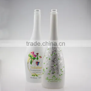 Be Sought After Champagne Frosted Bottles Brand Brandy Bottles 600ml Spary Black Bottle Cork thumbnail-4