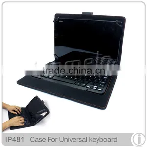 China Top Ten Selling Products Universal Leather Keyboard Case for 9-10.1 Inch Tablet thumbnail-4