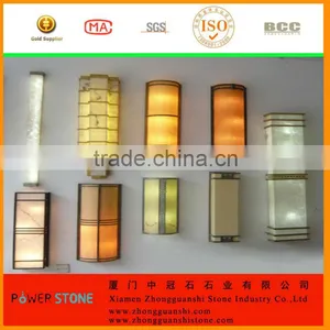Decorative Translucent Lamp Shade Solid Surface Material thumbnail-1