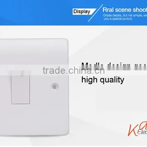 New 86 Type Home Decoration White 1 Gang 1 Way or 2 Way Types of Light Switches thumbnail-4