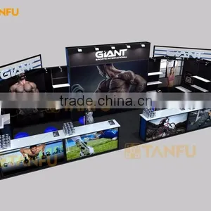 Tanfu 3mx9m Trade Fair Stand With Display Shelves thumbnail-3