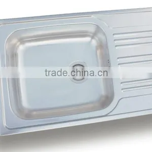 50x78 Stainless Steel Kitchen Sink (DE167) thumbnail-1