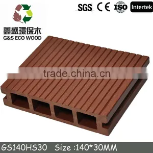 Hollow WPC Outdoor Flooring , Waterproof Plastic Floor thumbnail-6