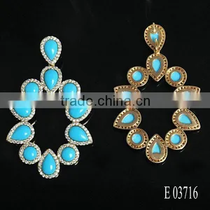 Drop Style Natural Stone Earrings Top Quality Semi Precious Stone Jewelry thumbnail-2