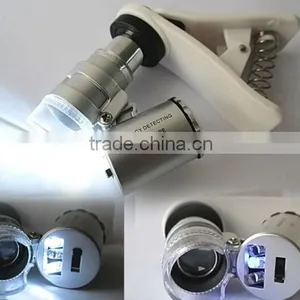 60X Pocket Mini Microscope Loupe / Phone Clip Microscope / Mobile Phone Microscope thumbnail-4