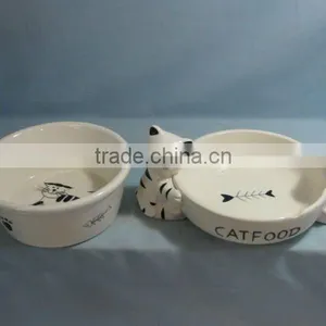 Ceramic Cat Bowl thumbnail-1