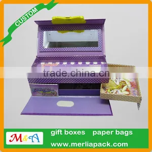 Sweet Paper Stationery Box 4 Layers Customized Eco Friendly Pencil Box Combination Lock thumbnail-3
