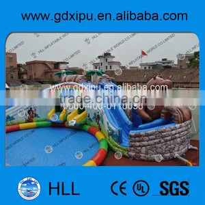 Inflatable Commercial Water Park With Slide Equipment for Sale thumbnail-1